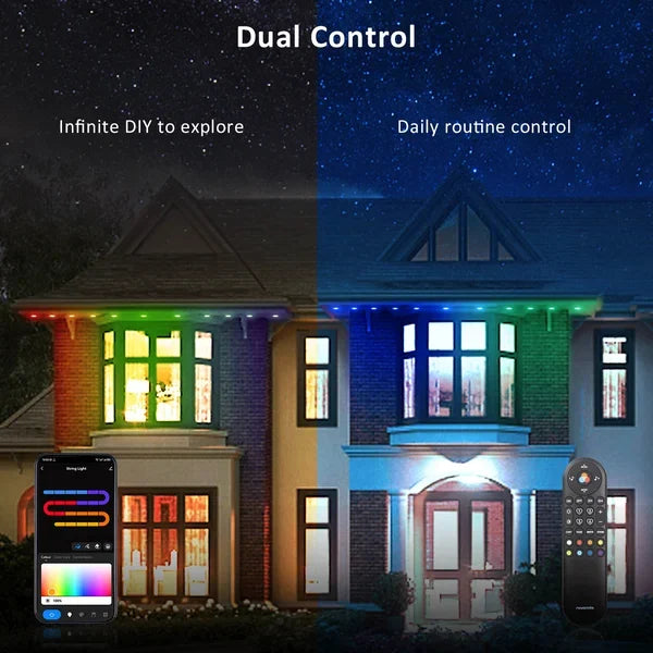 🎅 Early Christmas 49%OFF – Smart Rainbow LED Permanent Outdoor Light – Smartlight 🎁