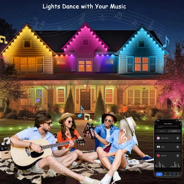 🎅 Early Christmas 49%OFF – Smart Rainbow LED Permanent Outdoor Light – Smartlight 🎁