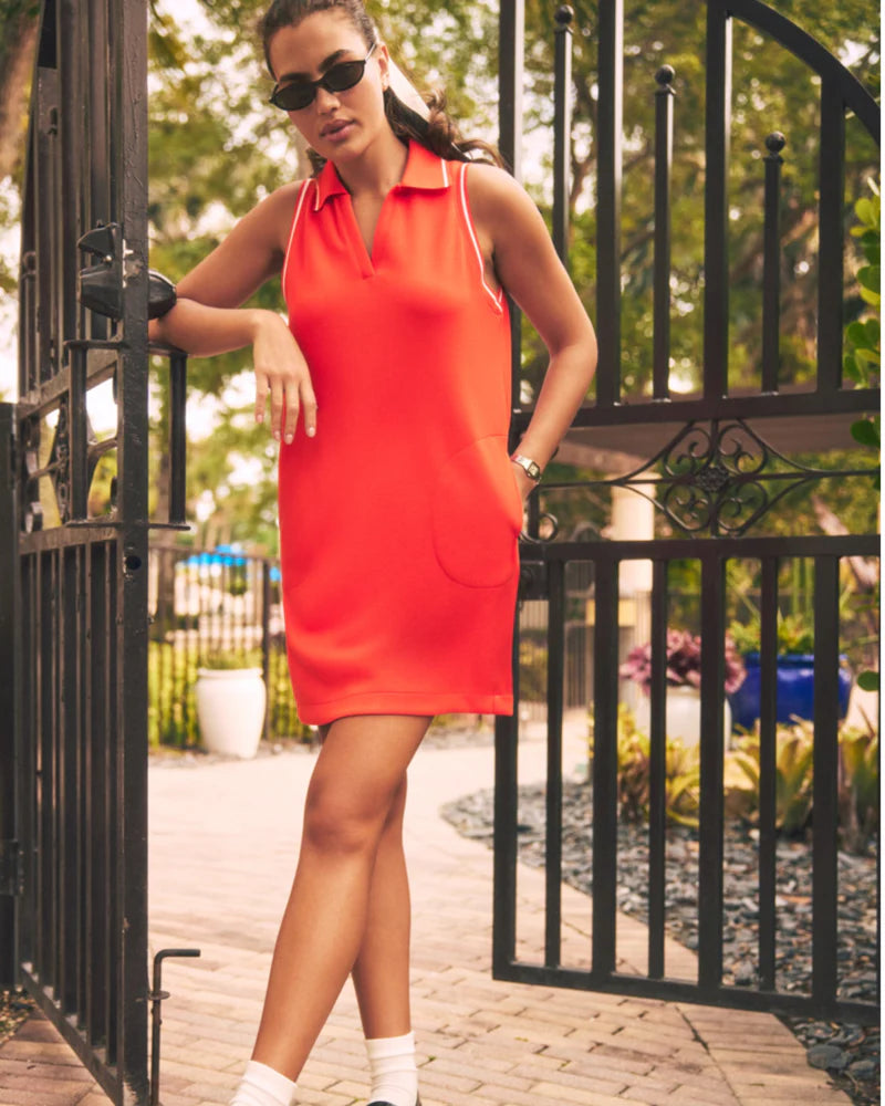 AirEssentials® Pique Polo Tank Dress