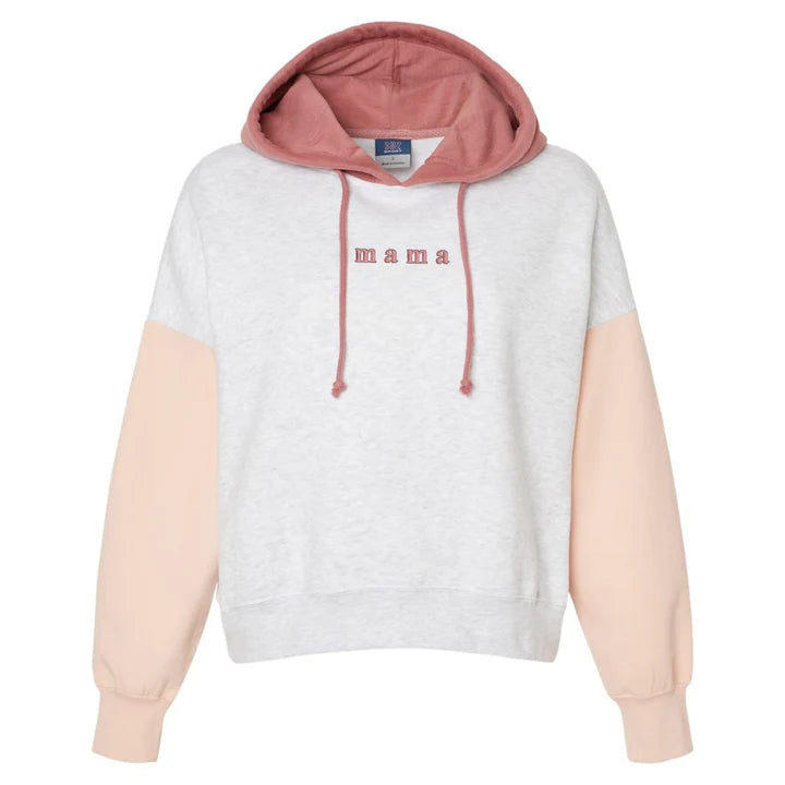 Women’s Embroidered Colorblock Hoodie